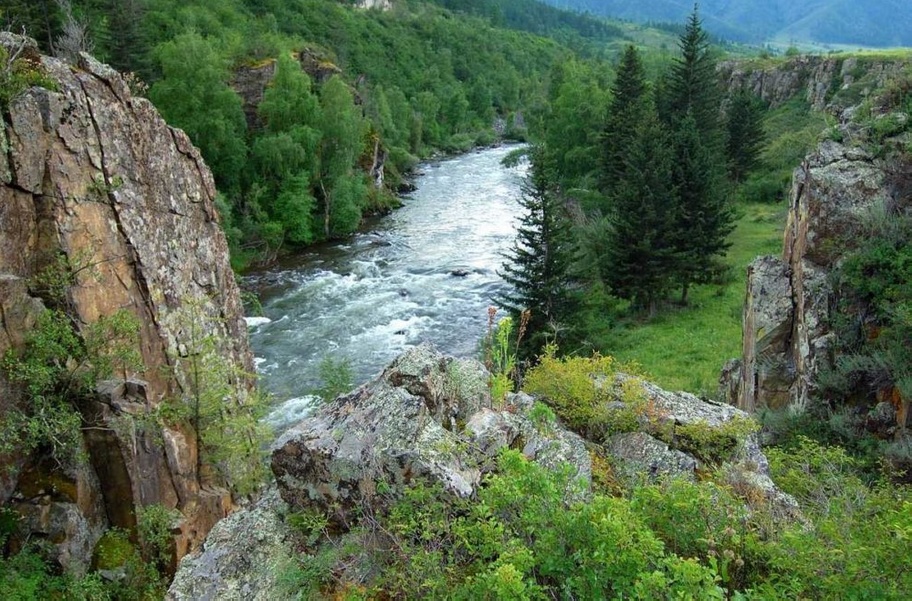 Река Урсул на Алтае
