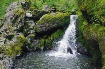 Водопады Третьей речки на Алтае