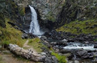 Водопад Кургак Суу или водопад Храпова